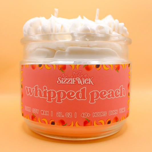 whipped peach